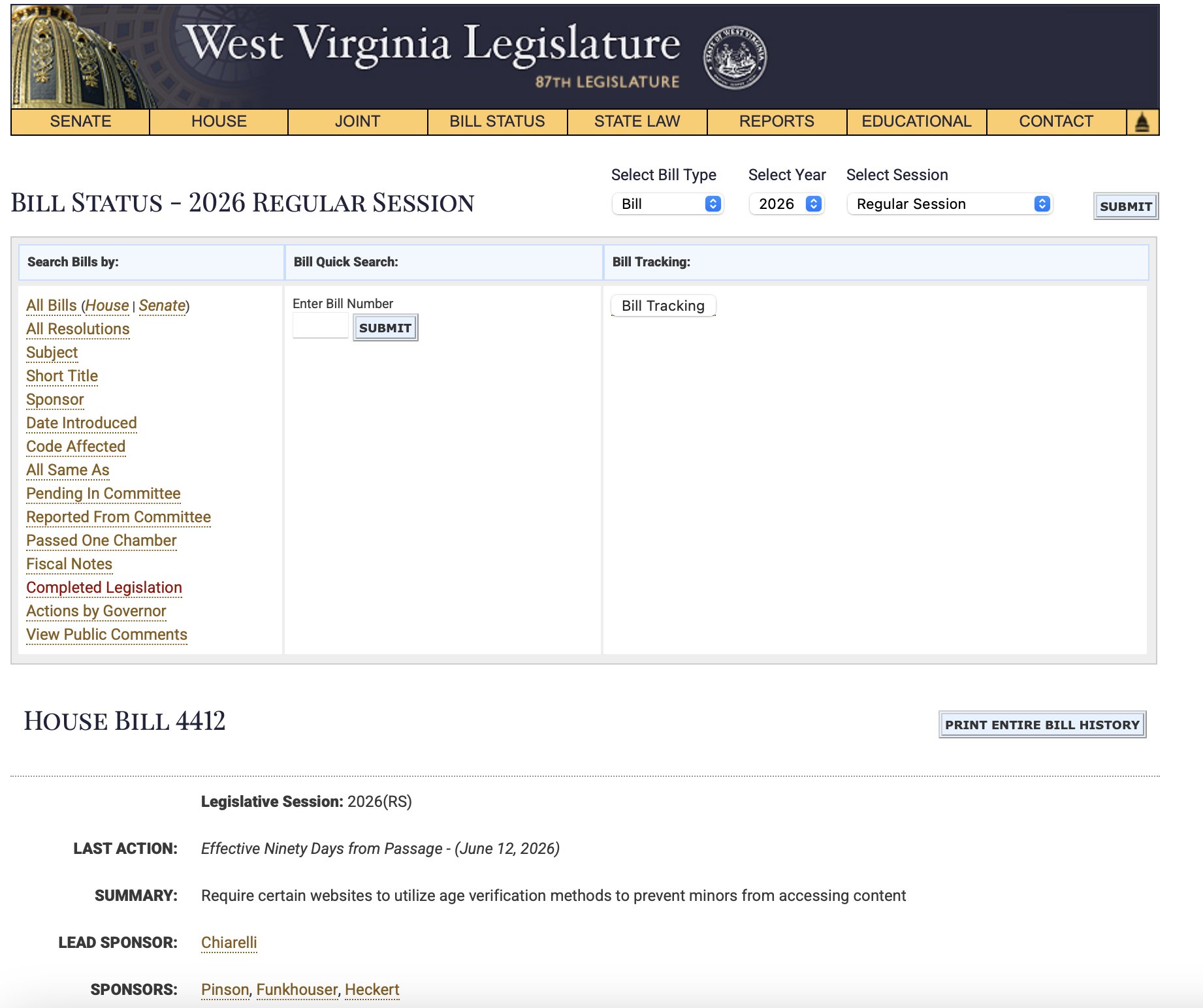 GOOD NEWS: WEST VIRGINIA JUST PASSED AGE VERIFICATION FOR PORN SITES—BECOMING THE 26TH STATE TO PROTECT...